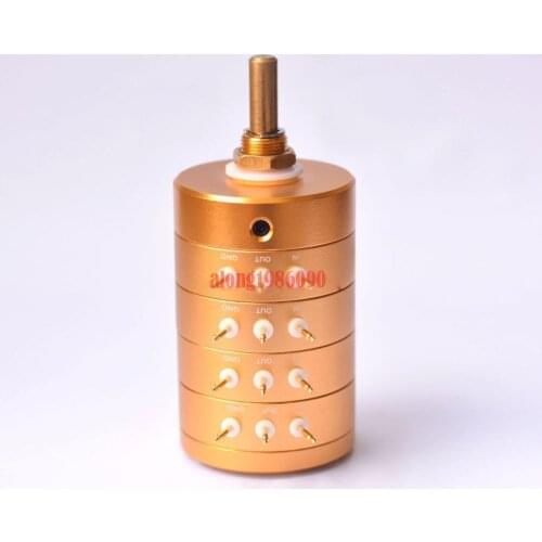 24 Steps Balanced 4 channel potentiometer Dale Resistors 10K 50K 100K