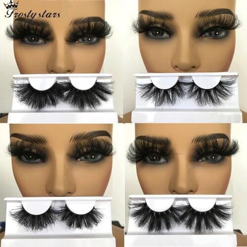 8D Eyelashes Wholesale False Lashes In Bulk Thick 25mm Full Strip Eyelashes Mink Lashes Vendors Long Fake Eye Lash Cruelty Free