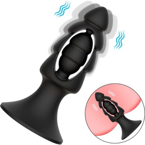Anal Vibrator Wearable Anal Plug Vibrator Sex Toys Automatic expansion Prostate Massager Butt Plug Vagina Stimulator Dildos