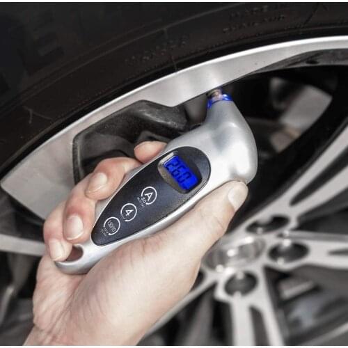 Car Digital Tire Pressure Gauge Tool Motorcycle Bike Mini Digital Tire Gauge Diagnostic LCD Display