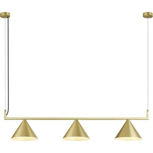 Designer modern simple metal decoration model room dining room billiard room Chandelier