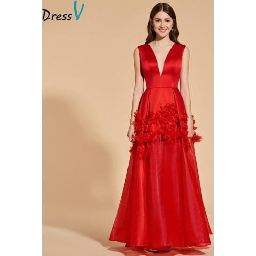 Dressv V-neck Women Dresses