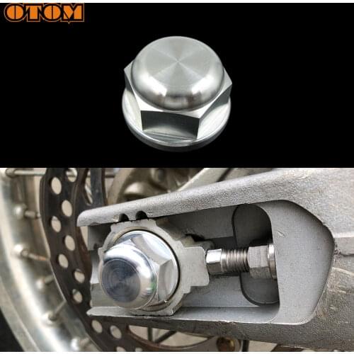 OTOM M21*1.5 Motorcycle Rear Axle Nut Covers Cap Motocross Wheel Lock Spindle Pin Screw Bolt For KTM HUSQVARNA EXC XCW SXF FE TE