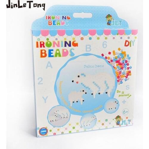 JINLETONG hama beads 5mm Fuse Beads Kit Perler Beads Kit Bear Iron Beads set Best for Birthdays Holiday Cold Days Summer Days