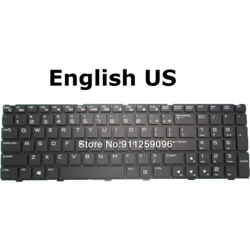 Keyboard For Topstar GS510 GS510V2 GS510-V2 United Kingdom UK France FR Russia RU English US Norwegian NW NOR 641100110303