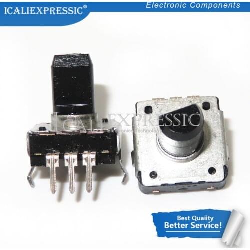 1PCS EC12E24204A2 Sound Encoder 24 Positioning 24 Pulse 360 Degree Rotation Shaft Length 10mm In Stock