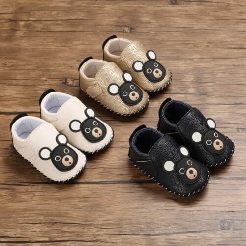 Cute Baby Shoes For Girls Soft Moccasins Shoe Spring bear Baby Girl Sneakers Toddler Boy Newborn Shoes First Walker