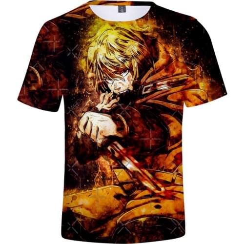 Vinland saga 3D Spring Summer Preppy Style Men/Women Street Clothes T-shirt Novelty Streetwear Chic Style Retro Innovation