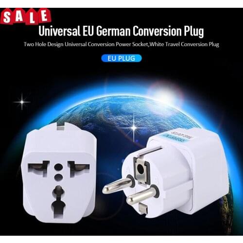 EU Euro Europe to US USA Power Plug Converter Travel Adapter Electric Charger Socket Japan China Americana AC Converter