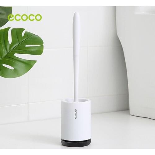 Ecoco Toilet Brush Rubber Head Holder Cleaning Brush For Toilet Wall Hanging Household Floor Cleaning Bathroom Accessories #98