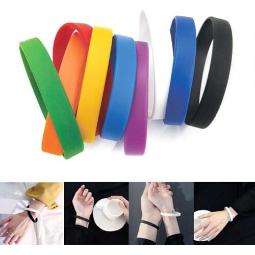 Silicone Rubber Wristband Basketball Sports Wristbands Flexible Wrist Band Cuff Bracelet Casual Bangle For Women Men Wholesale