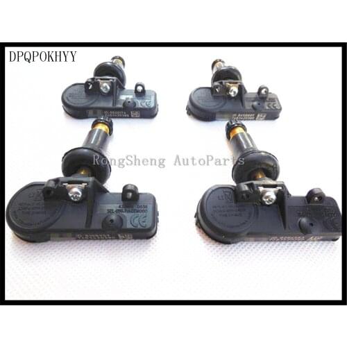 DPQPOKHYY X4 TPMS systems tire pressure monitoring system For Peugeot Citroen Picasso C4 9683420380 433MHz