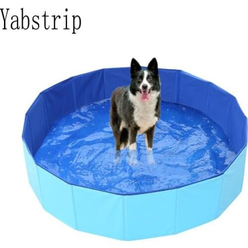 Drop Dog Pool Foldable Swimming Pool Pet Bath Swimming Tub Bathtub Pet Swimming Pool Collapsible Bathing Pool for Dogs Cats Kids