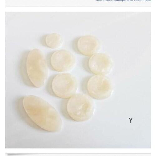 Special offer! 3 set Saxophone real mother of pearl key buttons inlays