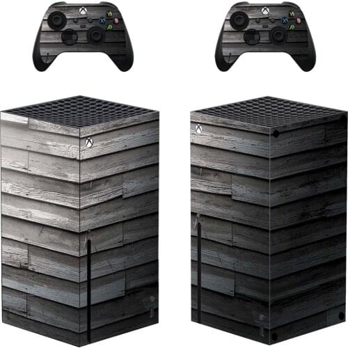 Logs Style Xbox Series X Skin Sticker for Console & 2 Controllers Decal Vinyl Protective Skins Style 8