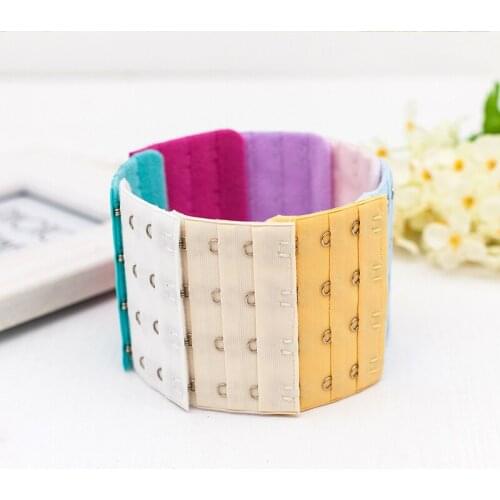 12Pcs 3 Rows 4 Hooks Bra Extender Ladies Underwear Bra Strap Extension Adjustable Women Bra Back Clasp Intimates Accessories