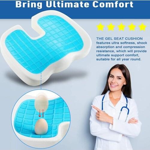 High-end car seat cushion U-shaped car seat cushion new tailbone breathable orthopedic travel seat U-shaped memory foam