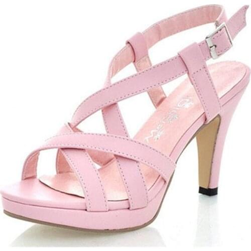 Size 32-43 Womens High Heel Sandals Gladiator Shoes Women Lady Sexy Platform Sandals Heels Summer Shoes Sandals