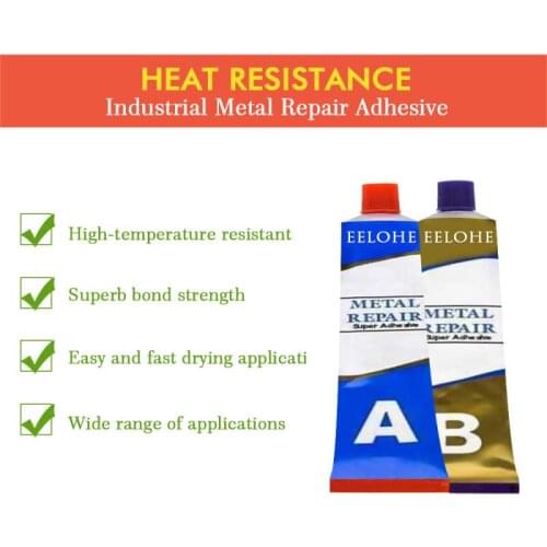 20/50g A + B Metal Repairing Adhesive Glue Iron Steel Car Radiator Water Tank Special Leakage Plugging Welding Glue