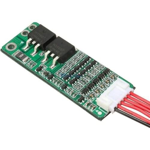 5S 15A Li-ion Lithium Battery BMS 18650 Charger Protection Board 18V 21V Cell Protection Circuit with Wire