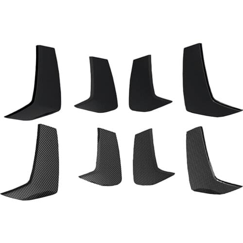 ABS Front Rear Bumper Fog Light Frame Trim For- A3 2021 Fog Lamp Covers Decorative Accessories