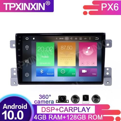 4G+128GB Android 10.0 For Suzuki Grand Vitara 3 2005-2015 Car Multimedia Player GPS Navigation Head Unit Auto Radio Audio Stereo