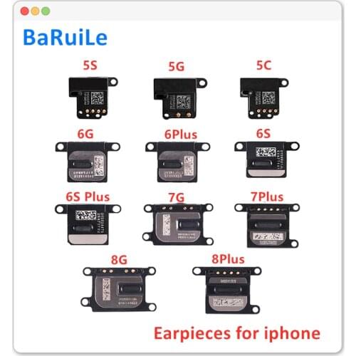 BaRuiLe 10pcs Earpiece Flex Ear Speaker for iPhone 5 5S 6 6s 7 8 Plus Sound Receiver Listening Replacement repair Parts