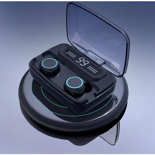 Touch Control Wireless Earphone Bluetooth Stereo Gaming Headset Sport Waterproof Earphones With Microphone LED Charging Box