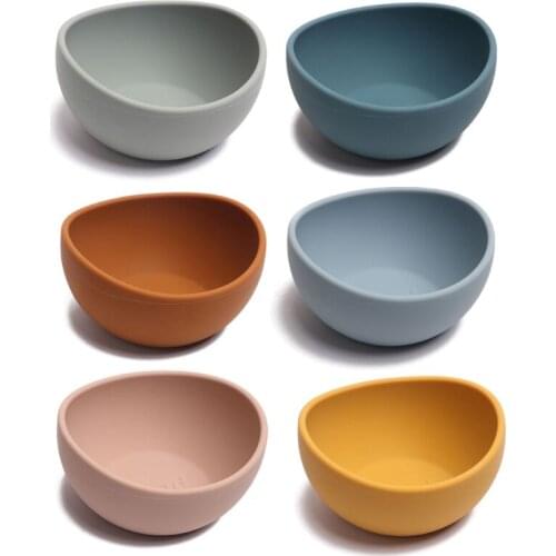 Baby Feeding Bowl Food Grade Silicone Bowl Baby Plate Kids Tableware Waterproof BPA Free