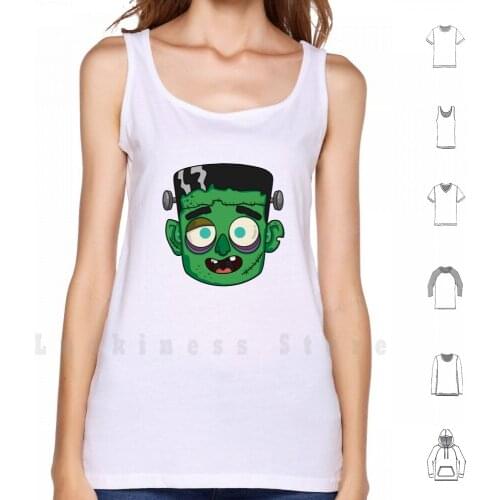 Halloween Funny Scary Frankenstein Monster Kids Toddler Costumes Shirt tank tops vest 100% Cotton Dracula Frankenstein