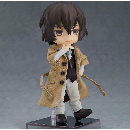 14cm Anime Bungo Stray Dogs Figure Dazai Osamu Nakajima Atsushi Figures Real Suit Dazai Osamu Action Figures Toy Doll