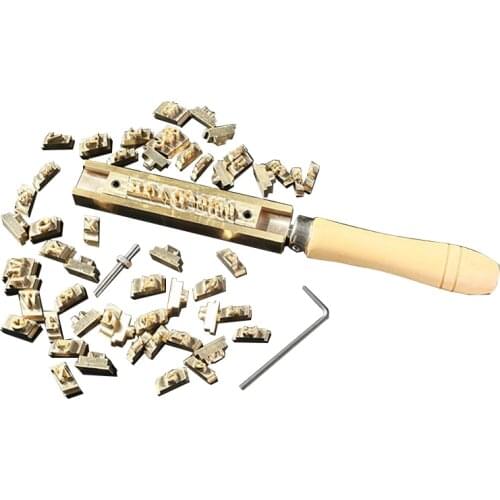 Hot Stamping Copper Mold DIY Custom LOGO Hot Brass Letter for Hot Foil Stamping Machine