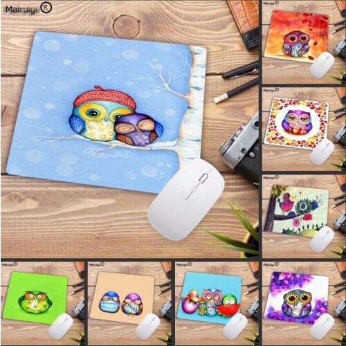Mairuige Big Promotion Lovely Owl Animal Comfort Mouse Mat Gaming Mousepad Speed Version Game Keyboard Pad for Gamer 220X180X2MM
