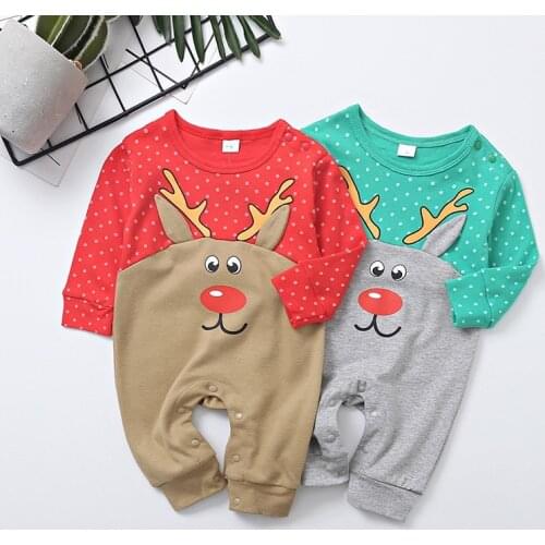 Baby Baby Boys Long Sleeve Rompers Organic Cotton Onepiece Coverall Baby and Toddler Layette Set