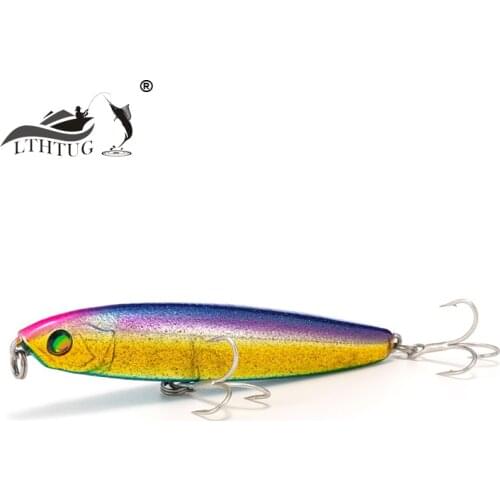 LTHTUG Brand Pesca Hard Baits Salt Water Pencil Lure 95mm 24g Far Casting Vibrate Sinking Fishing Lure For Bass Pike Snapper