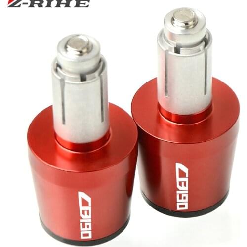 Motorcycle Accessories 7/8'' 22MM Handlebar Grips Handle Bar Cap End Plugs For Honda CB 190R CB190R CB 190 R CB 190 CB190