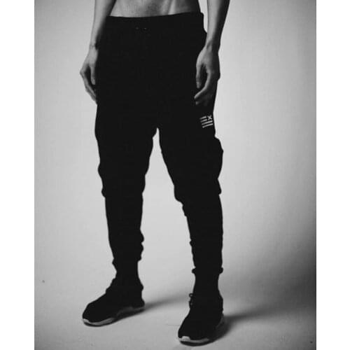 Men Jogger Pants Black Skinny Biker Joggers Casual Elastic Cuff Track Mens Trousers active Sweatpants Harem Sweat Pant Hip Hop