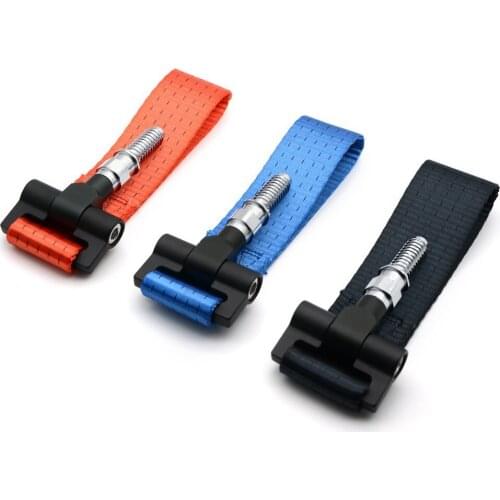 High-Strength Nylon Tow Strap Universal Car Racing Tow Ropes Auto Trailer Ropes Bumper Trailer Max 2T Towing Strap with Nut