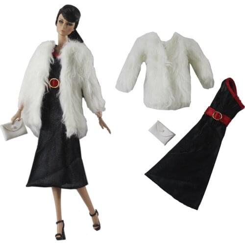 30cm for barbie Doll clothes Dress Fashion Casual doll suit for licca For Barbie Doll Accessories Baby Toys Best Girl' Gift