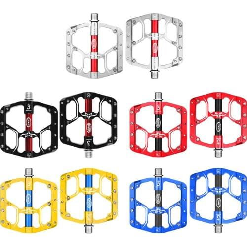 Road Bike Pedals Bicycle Pedal Road Bmx Mtb Pedals Flat Platform Bicycle Pedal Aluminum Alloy Riding Pedals Bike Accessories