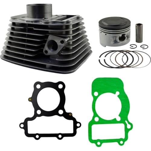 STD 49mm Motorcycle Front & Rear Air Cylinder Block & Piston Kit & Head Gasket Kit for Yamaha XV250 XV 250