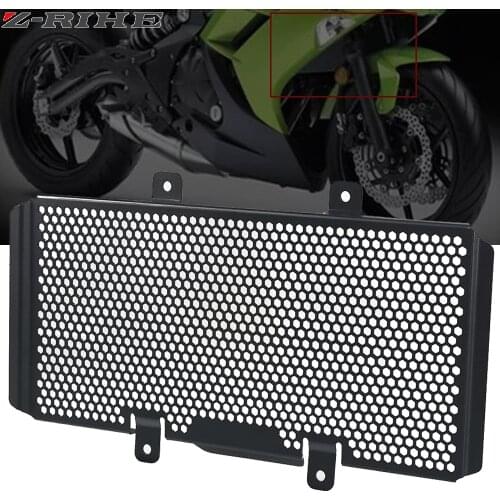Motorcycle Radiator Protective Cover Grill Guard Grille Protector For KAWASAKI Versys 650 2010 2011 2012 2013 2014 ER6N ER6F