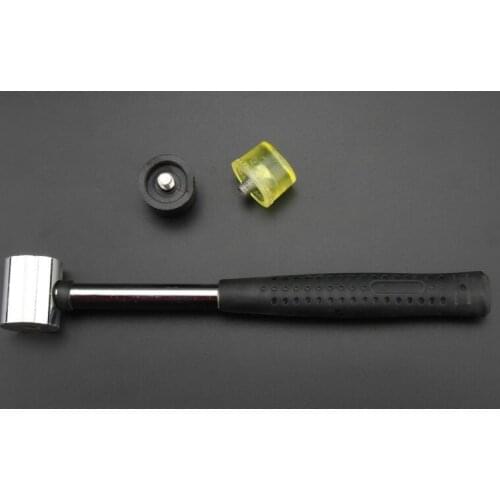 Hand mounted hammer decorating rubber, two color hammer floor tile, marble rubber installation tool