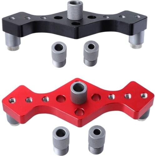 Aluminum Alloy Drilling Positioner Scribe Tools Template Straight Hole Locator