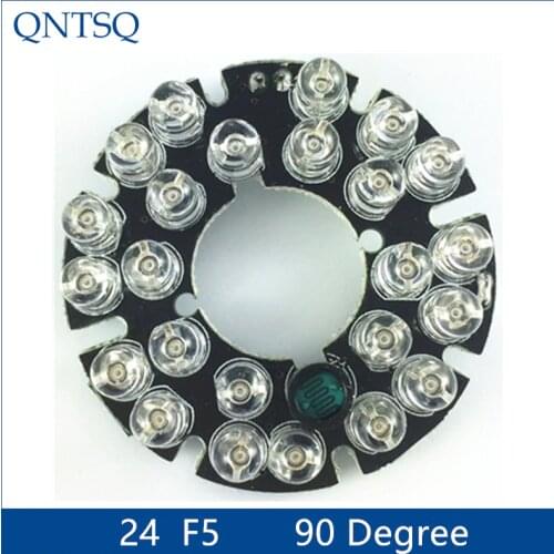 Infrared 24 x 5 IR LED board 90Degree for CCTV cameras night vision DC12V power supply .CY24F5-90A