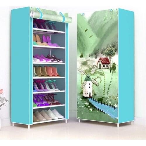 Convenient Shoe Rack Closet Storage DIY Creative Household Supplies Shoe Cabinet Shoes Hanger Slipper Multi-Storey Shoe Shelf