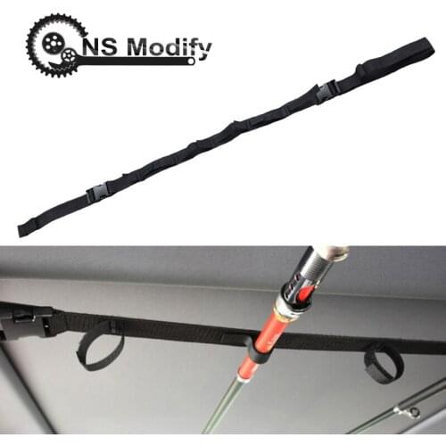 NS Modify Fishing Rod Strap Universal Car Fishing Rod Holder Accessories Reusable Carp Magic Fishing Tool Cable Tie