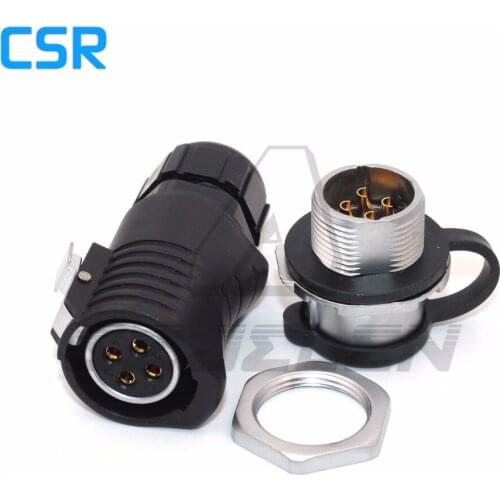 XHP20 , 4pin waterproof connector 4pin plug socket, Automotive Power Cord Connector, Led power cable wire connector ip67