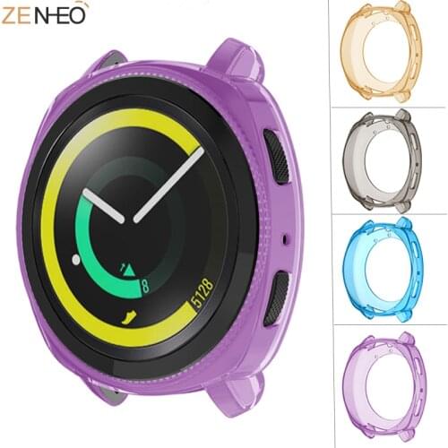 TPU Protector Case Cover Shell For Samsung Gear Sport watch Protective Shell Cover 360 Degree frame For Samsung Gear Sport Cases