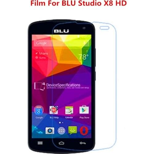 1/2/5/10 Pcs Ultra Thin Clear HD LCD Screen Protector Film With Cleaning Cloth Film For BLU Studio X8 HD